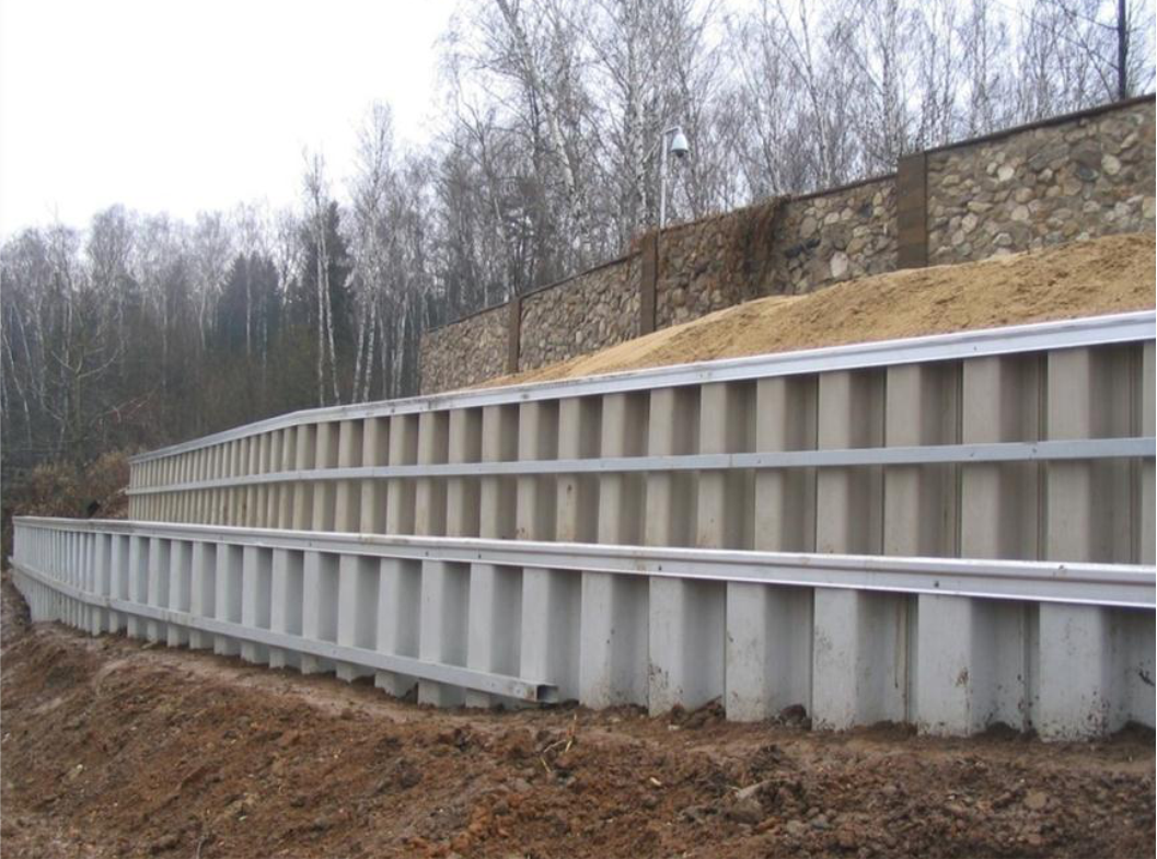 Противооползневые стены