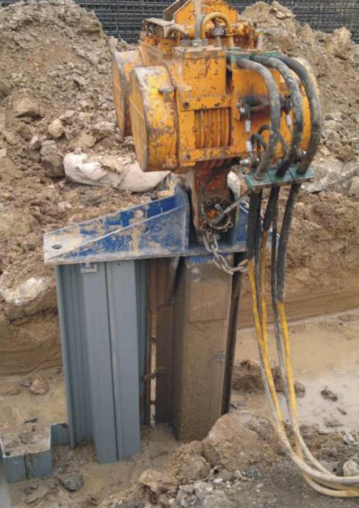 С использованием стальных направляющих 